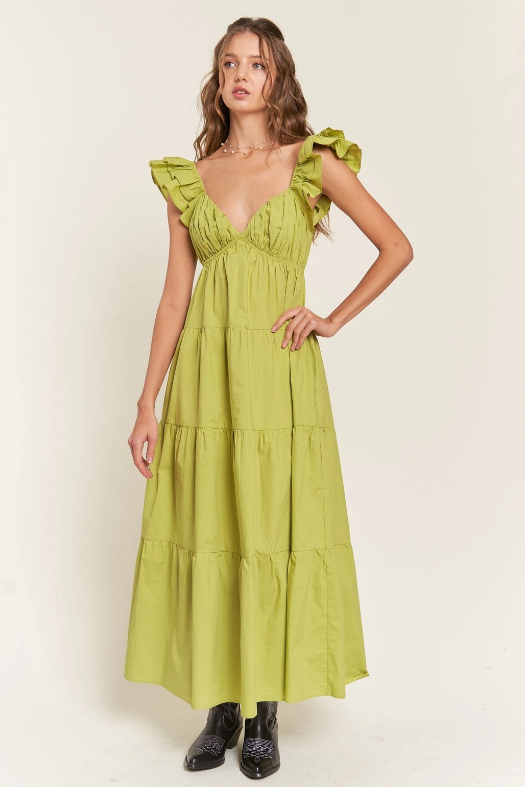 Lime Maxi Dress