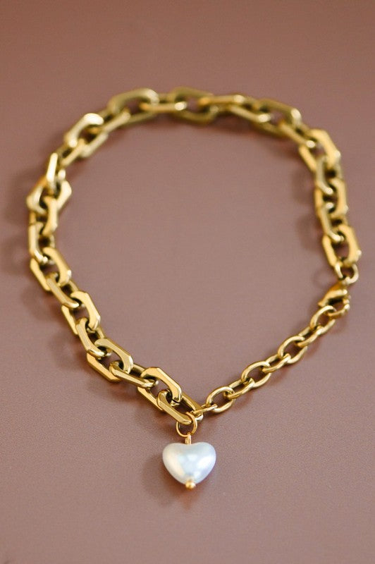 Heart Charm Bracelet