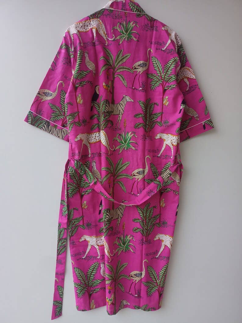 Floral Print Robe Cover up