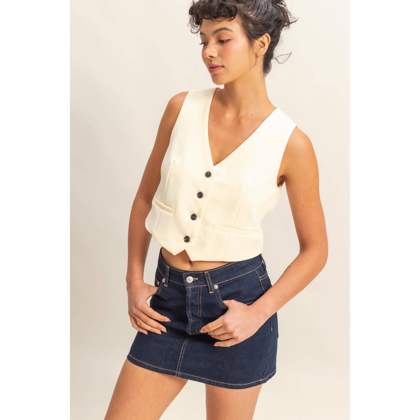 Button-Down Vest