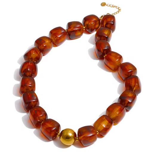 Acrylic Bead Necklace