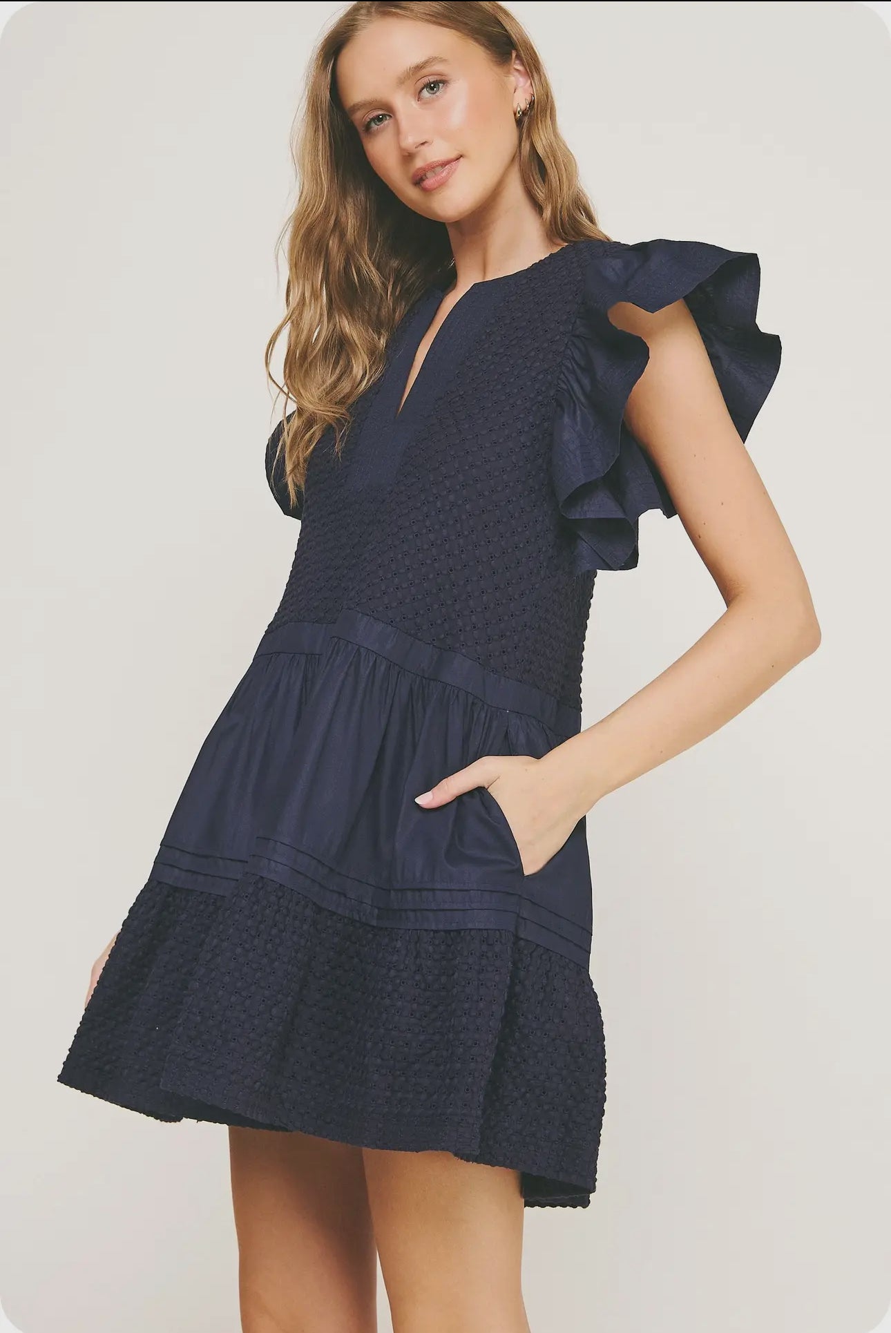 Navy Mini Dress