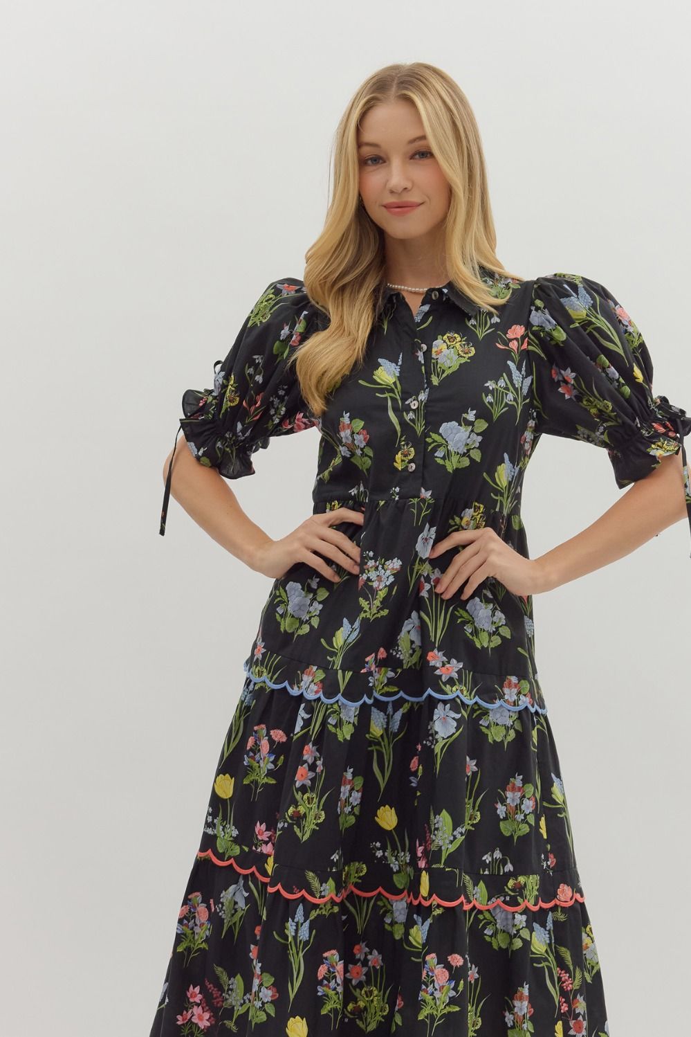 Kelly Midi Floral Dress