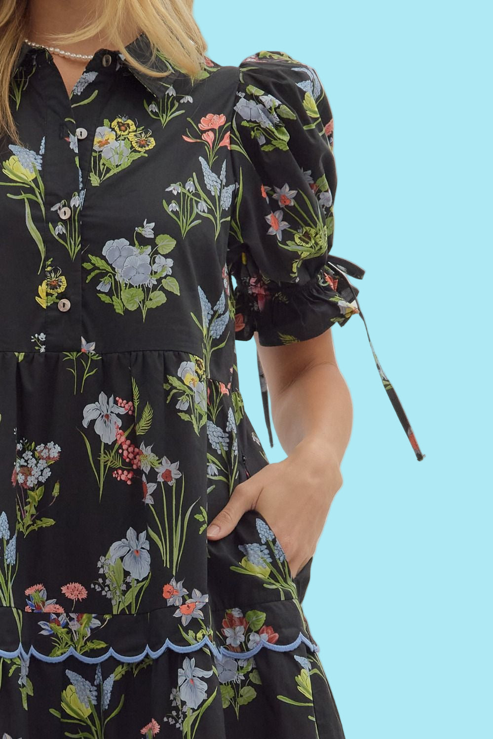 Kelly Midi Floral Dress
