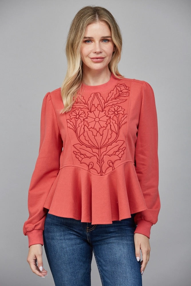 Embroidered Sweatshirt
