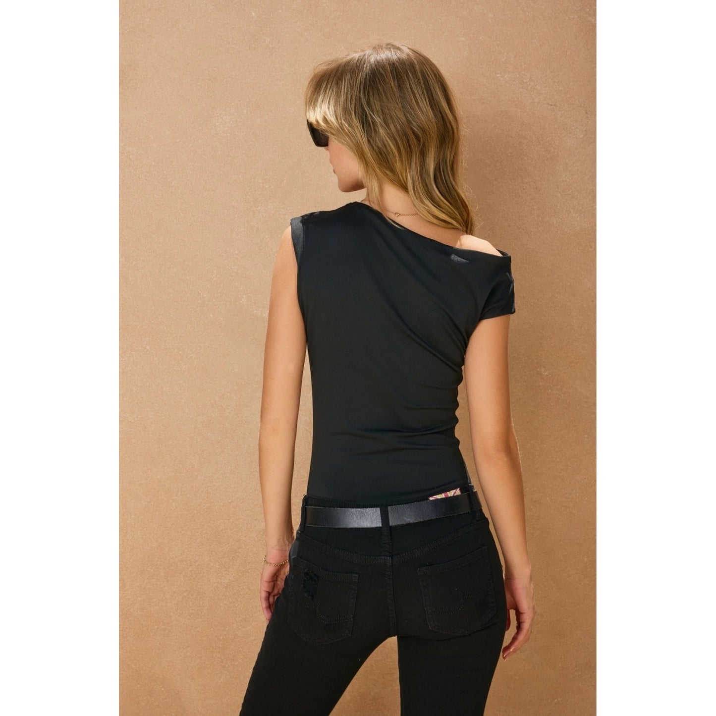 Asymmetrical bodysuit