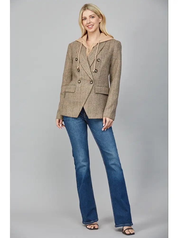 Hooded Blazer