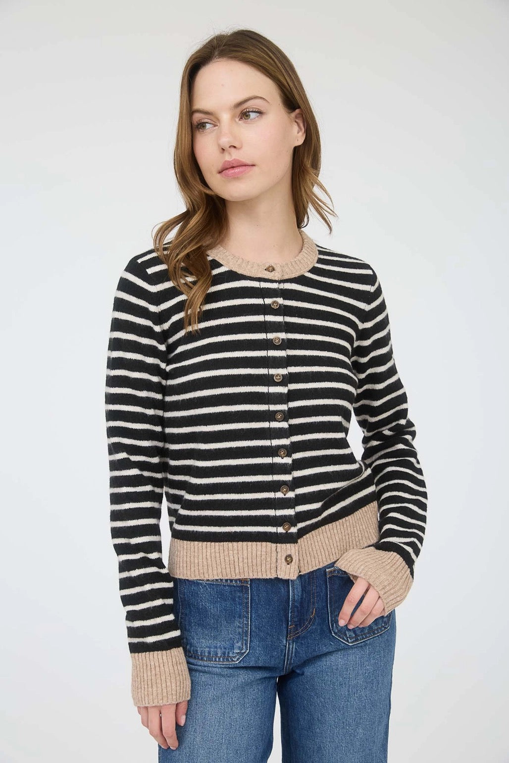 Striped Cardigan