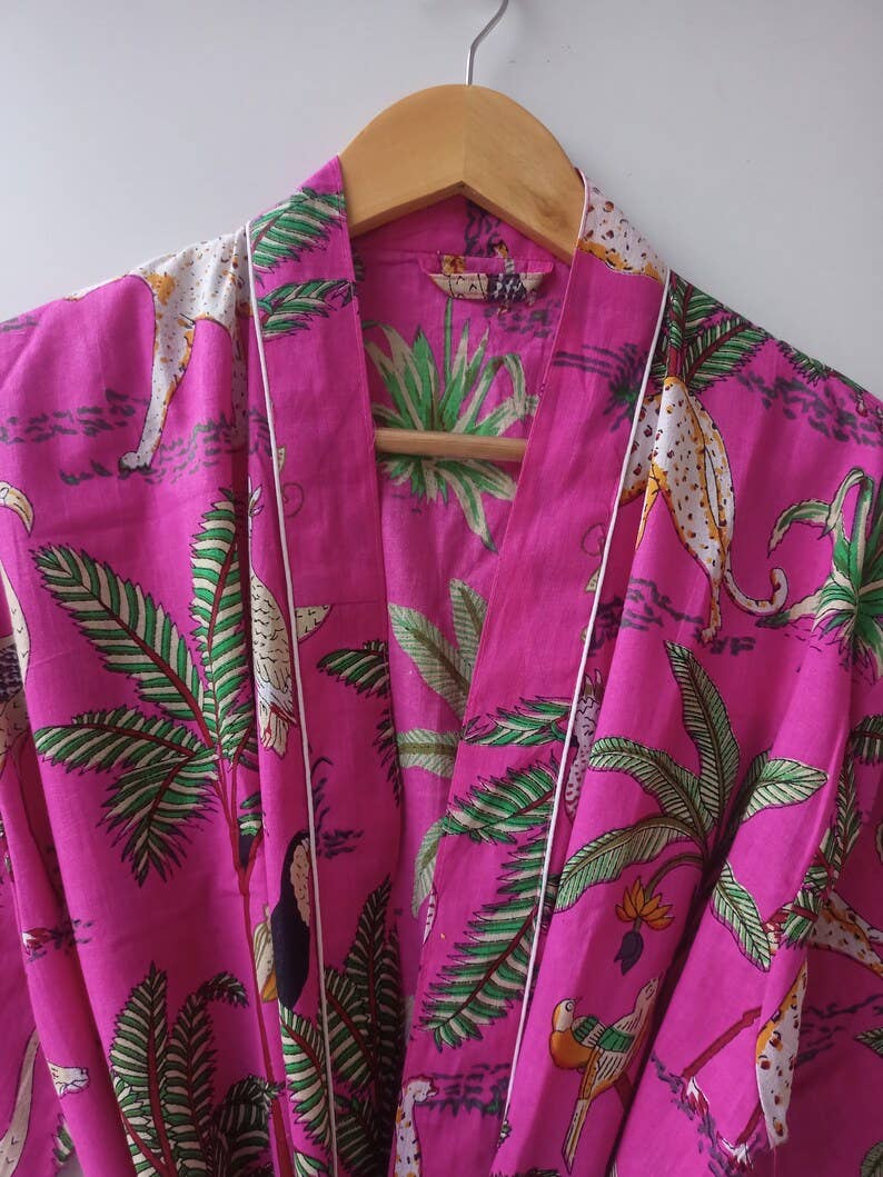 Floral Print Robe Cover up