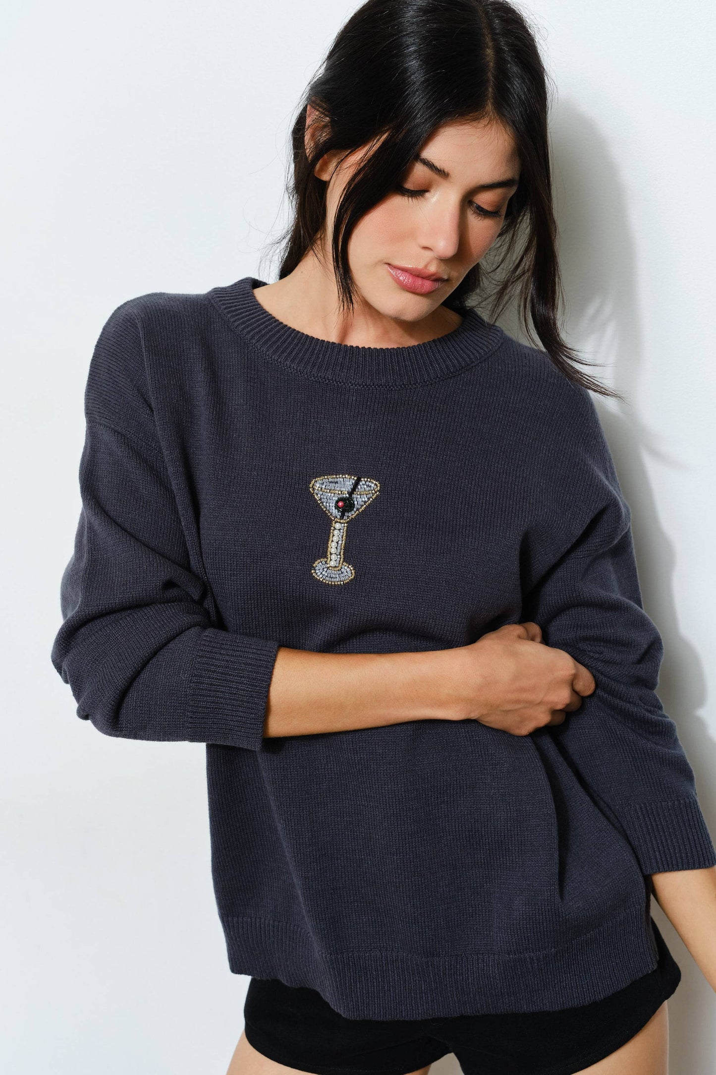 SORA MARTINI BEAD SWEATER - Trendy, Fun, Cozy