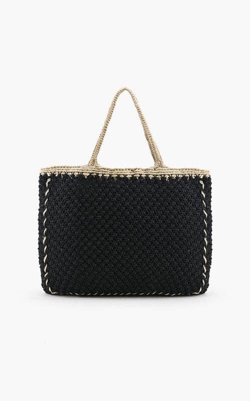 Poolside Jute Macrame Tote