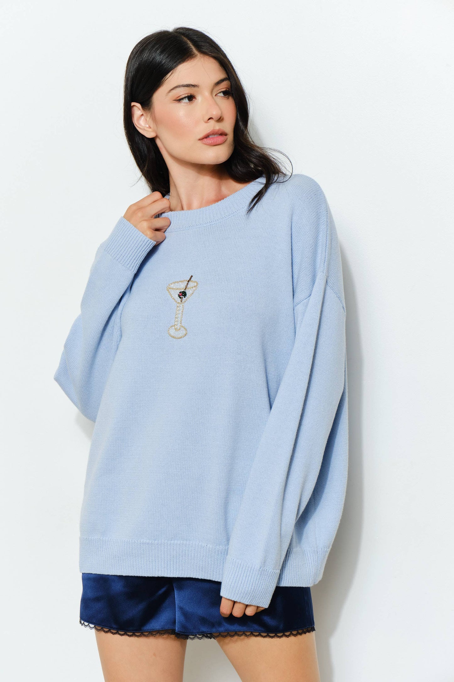 SORA MARTINI BEAD SWEATER - Trendy, Fun, Cozy