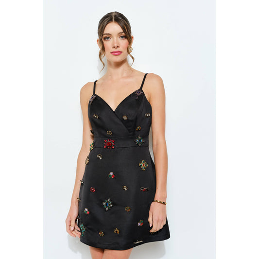 Adora Satin Mini Dress