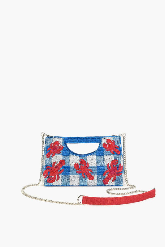 Lobster  Beaded Clutch