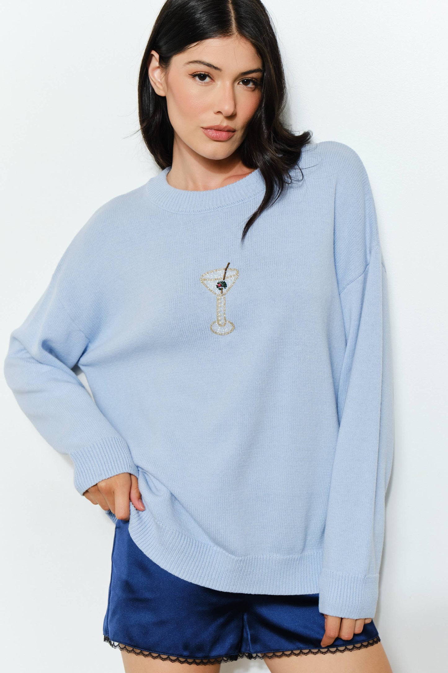 SORA MARTINI BEAD SWEATER - Trendy, Fun, Cozy