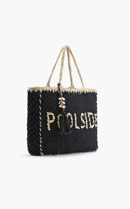 Poolside Jute Macrame Tote
