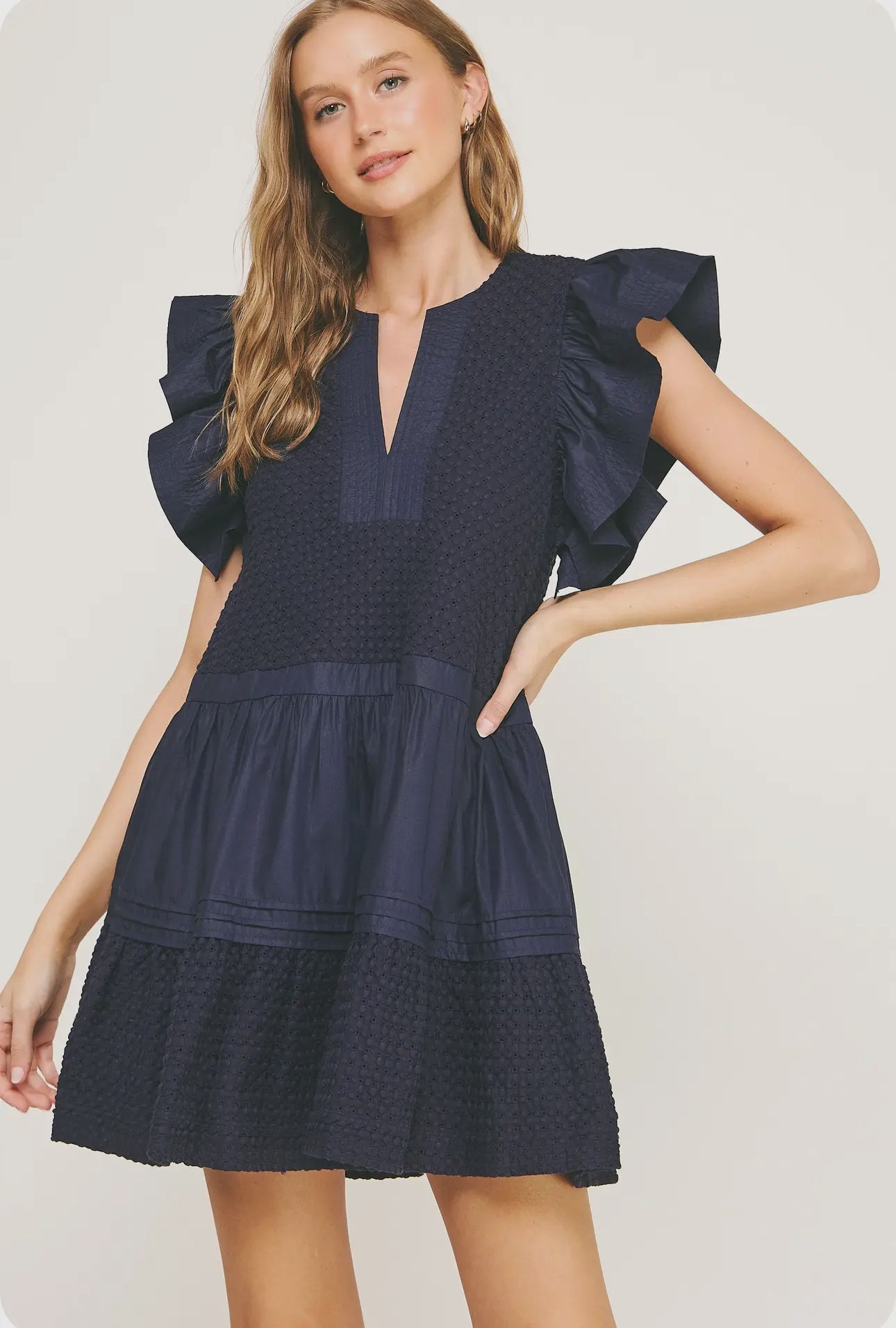 Navy Mini Dress