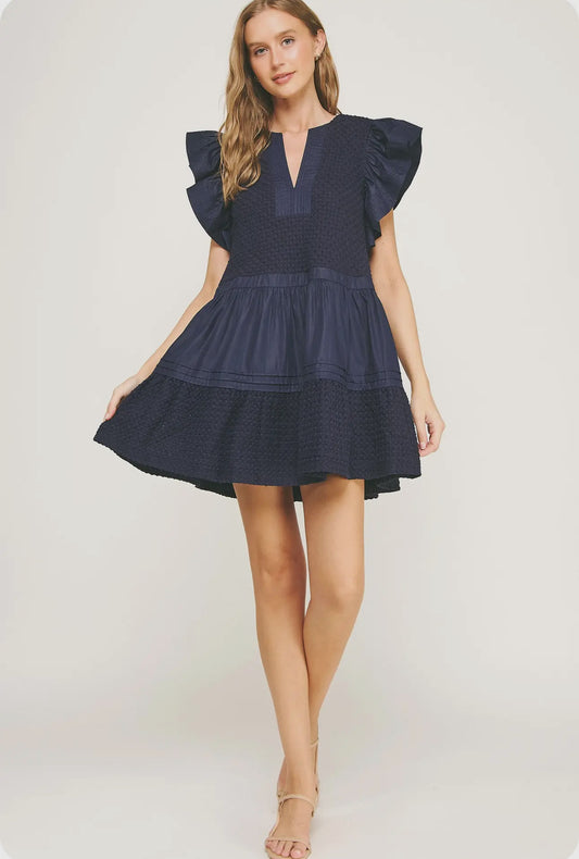 Navy Mini Dress