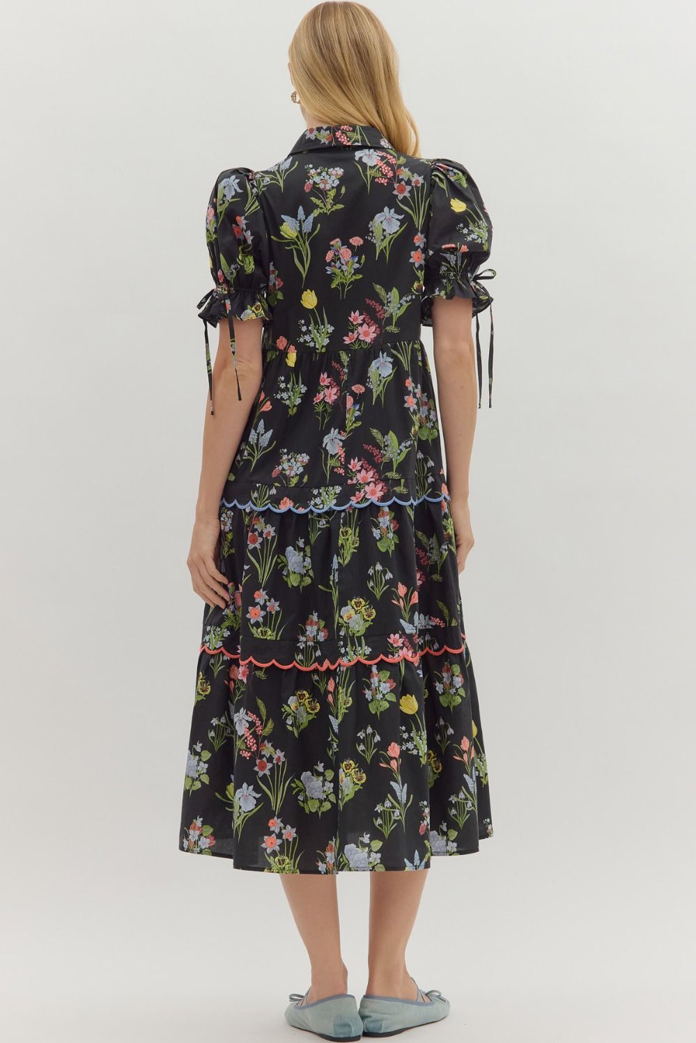 Kelly Midi Floral Dress