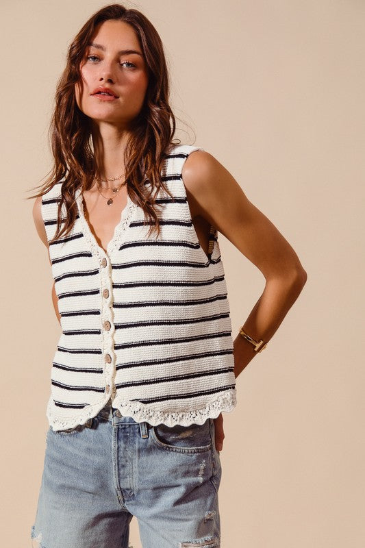 Striped Vest