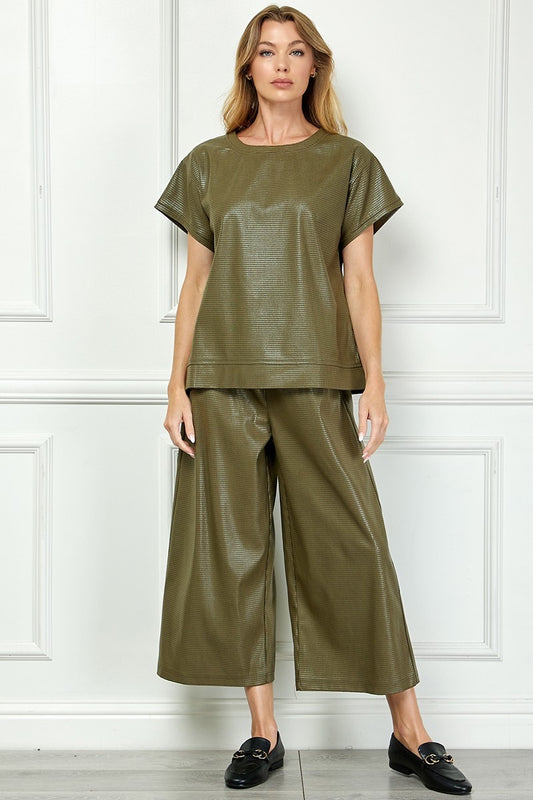 Faux Leather Set