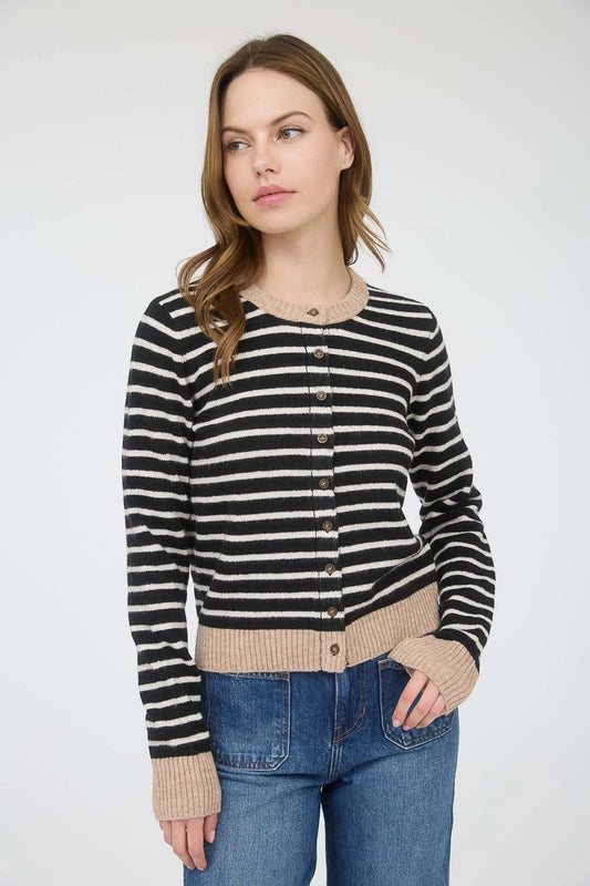 Striped Cardigan
