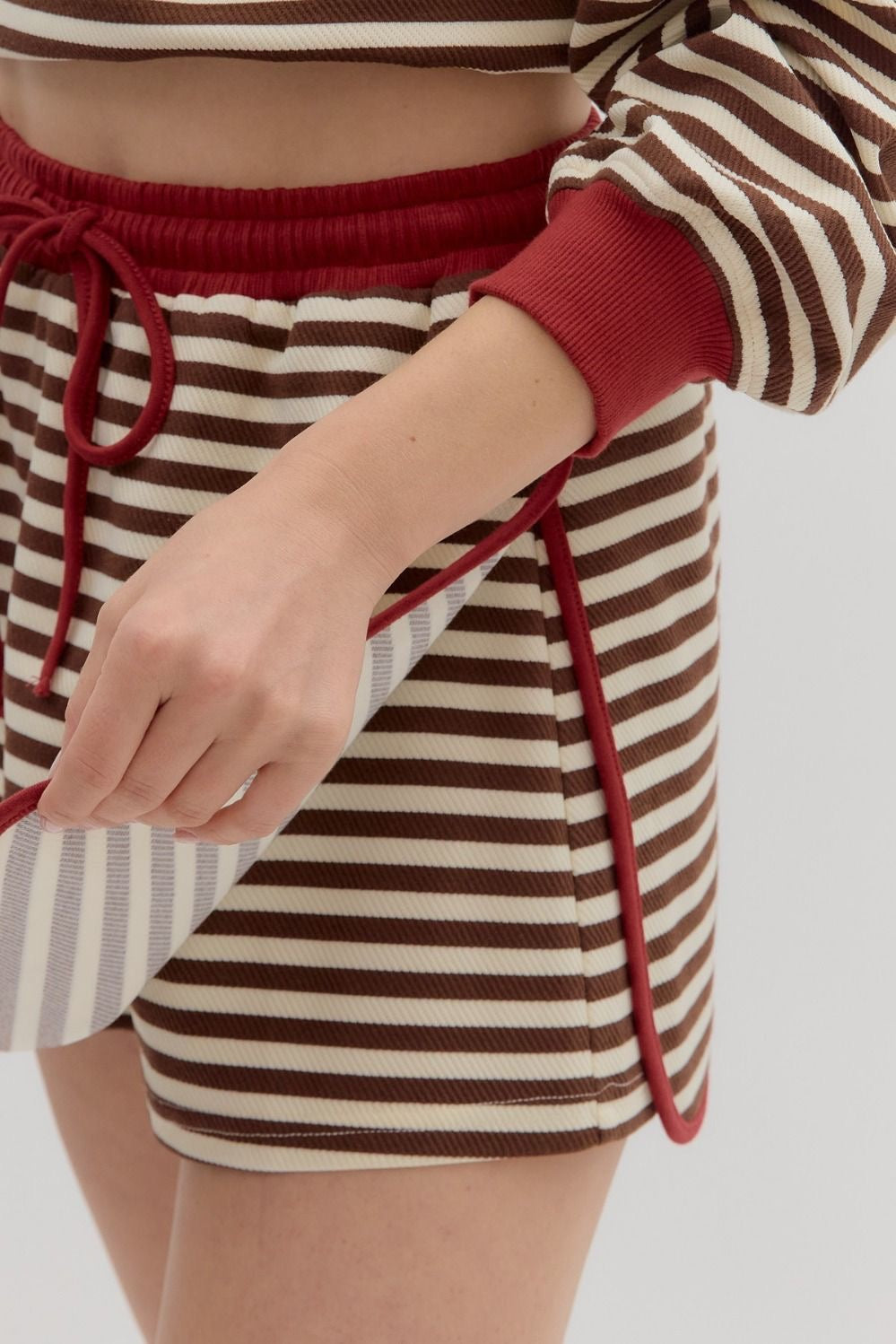Striped Skort Set