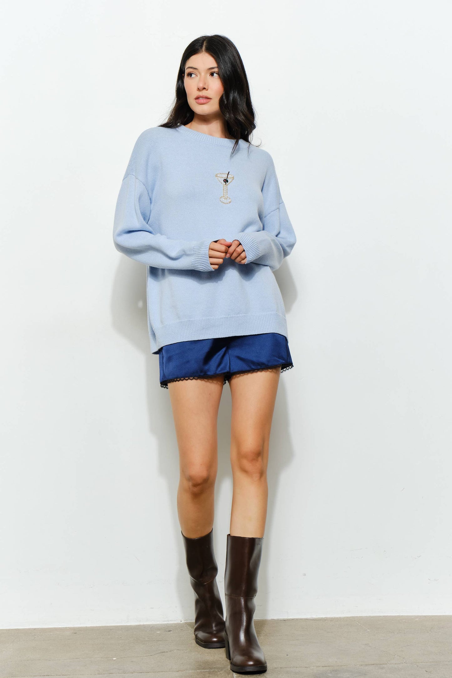 SORA MARTINI BEAD SWEATER - Trendy, Fun, Cozy