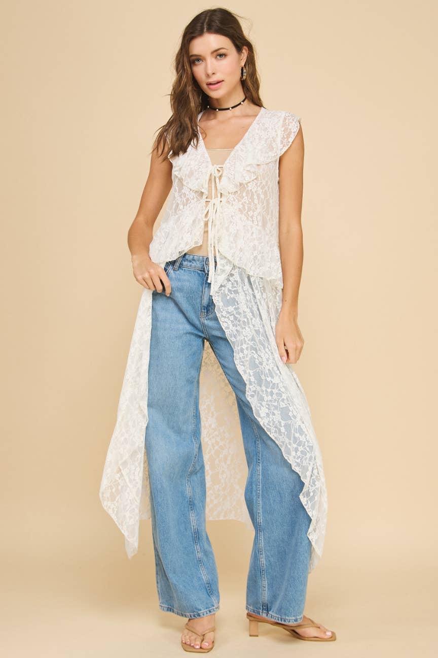 Lace Tunic Top