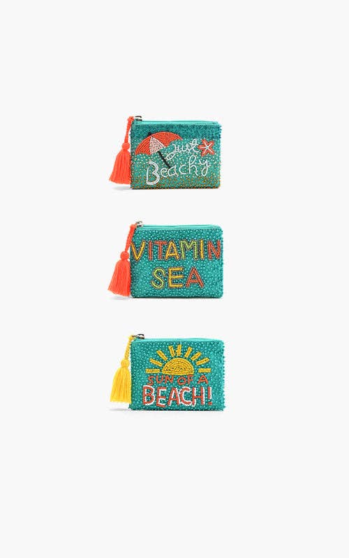 Beachy Coin Pouches